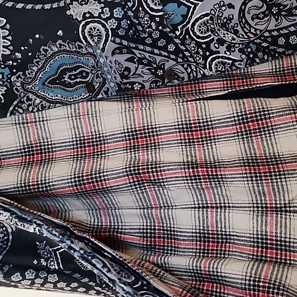 BURBERRY PRORSUM purple paisley bandana print double breasted trench coat Sz 10 - Picture 15 of 16